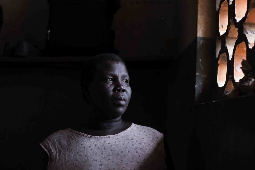 Forty six year old Cizerina Keji from Nimbule, South Sudan.